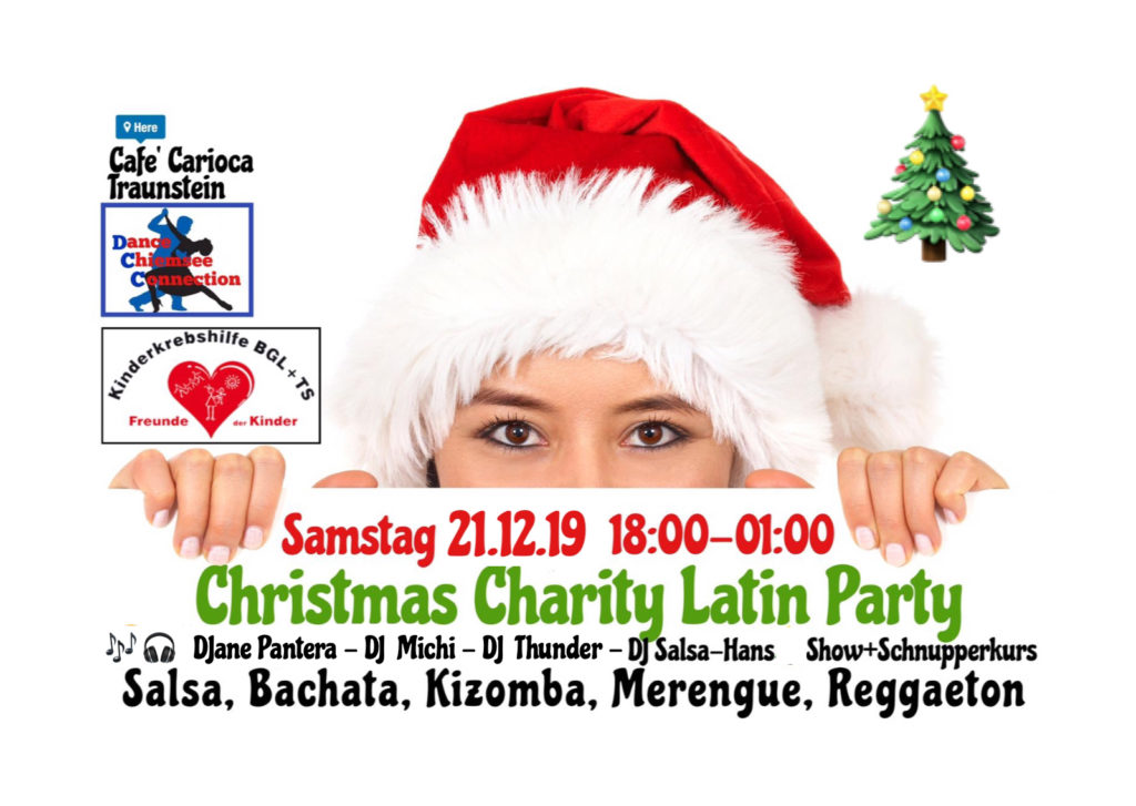 Christmas Charity Latin Party Café Carioca Traunstein 21. Dezember 2019