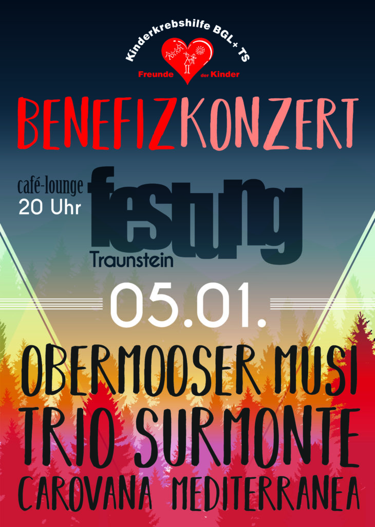 Benefizkonzert 05.01. café-lounge festung Traunstein